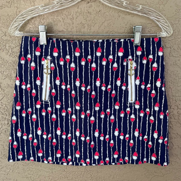 Lilly Pulitzer anchor and buoy skirt, size 0 - Picture 2 of 5